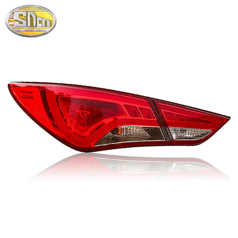 Автомобильный светодиодный фонарь светильник хвост светильник для hyundai Sonata YF 2011- задний противотуманный фонарь+ тормозной светильник+ обратный светильник+ указатель поворота светильник