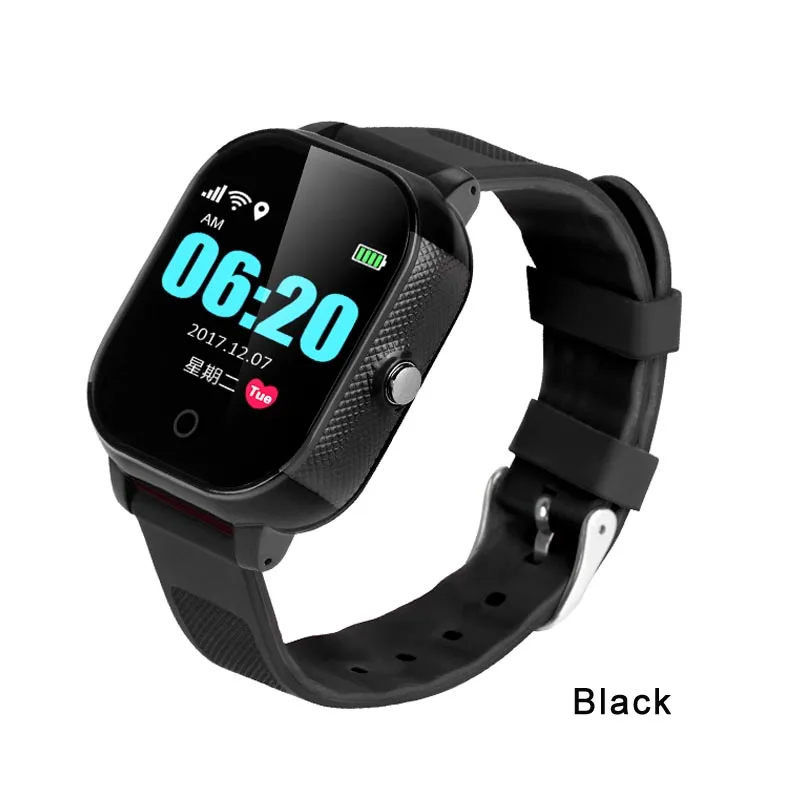 full black Смарт-часы FA23 Antil-lost Детские Смарт-часы IP67 водонепроницаемые gps LBS SOS трекер детские наручные часы с дистанционным монитором Детские умные часы - Цвет: full black
