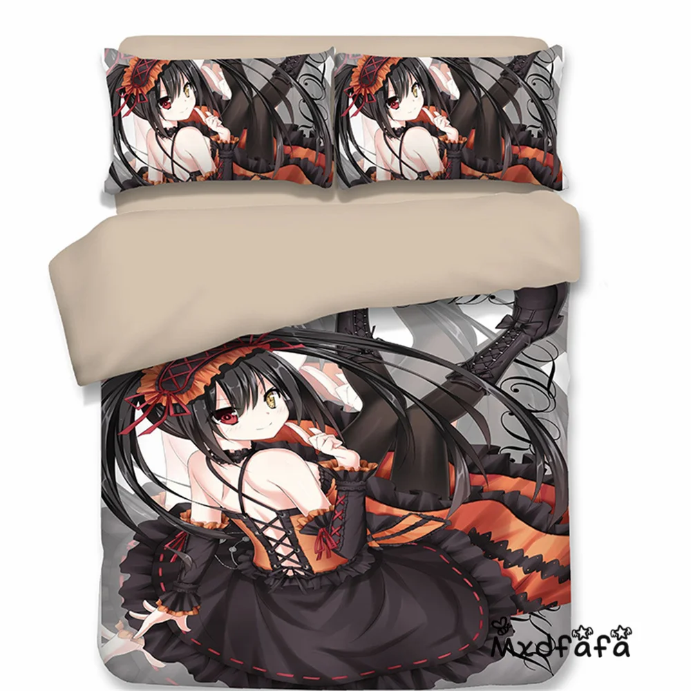 Комплект постельного белья Mxdfafa Anime DATE A LIVE одеяло с принтом комплект из 3