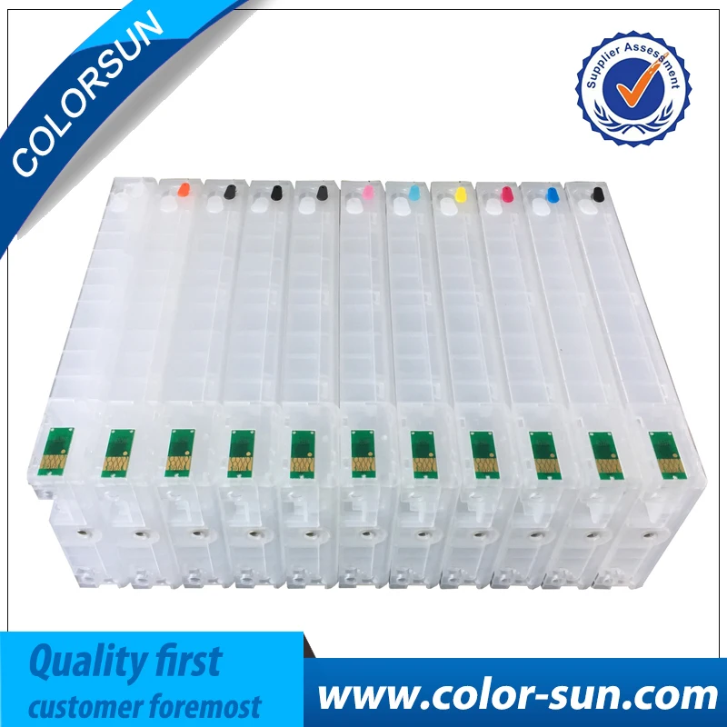 T6551-T6559 T655A T655B пустой пополняемый картридж с чипом сброса для Epson Stylus Pro 4910 принтер