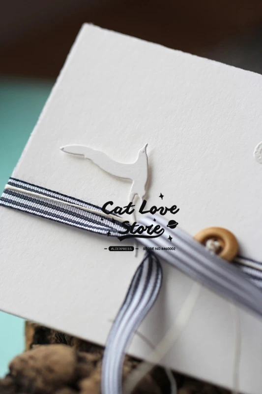 Металлический трафарет в виде чайки с животными 3 шт. для рукоделия декоративные