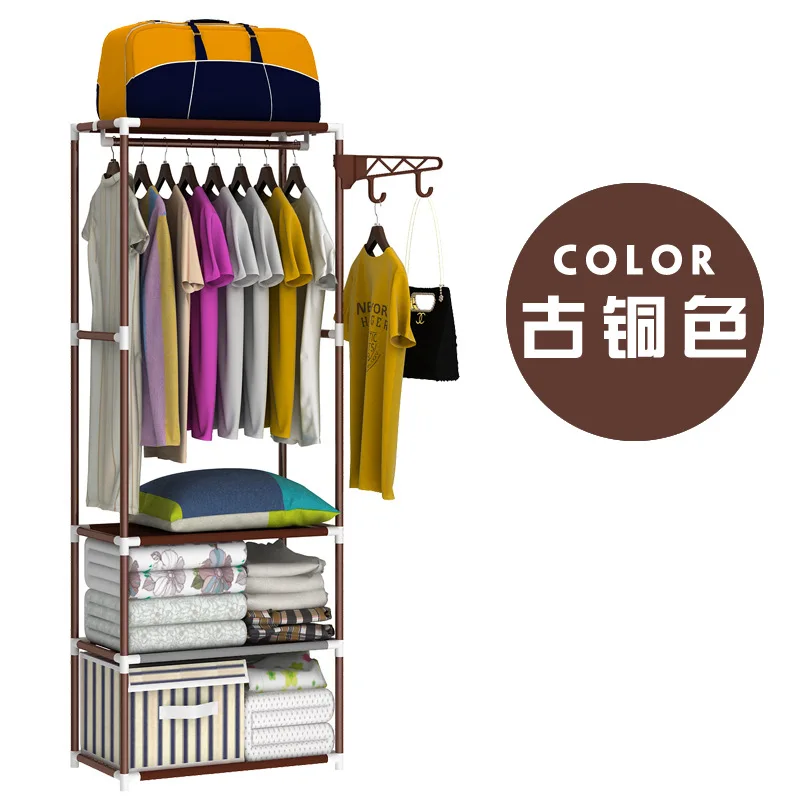 Напольная стойка для пальто Модная хранения простая одежда вешалка спальни