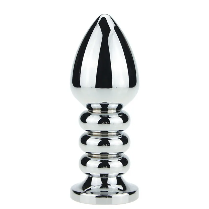 168G Large size metal jeweled huge butt plug steel crystal anal beads 13 color for choose Adult Sex Toys Women and Men | Красота и