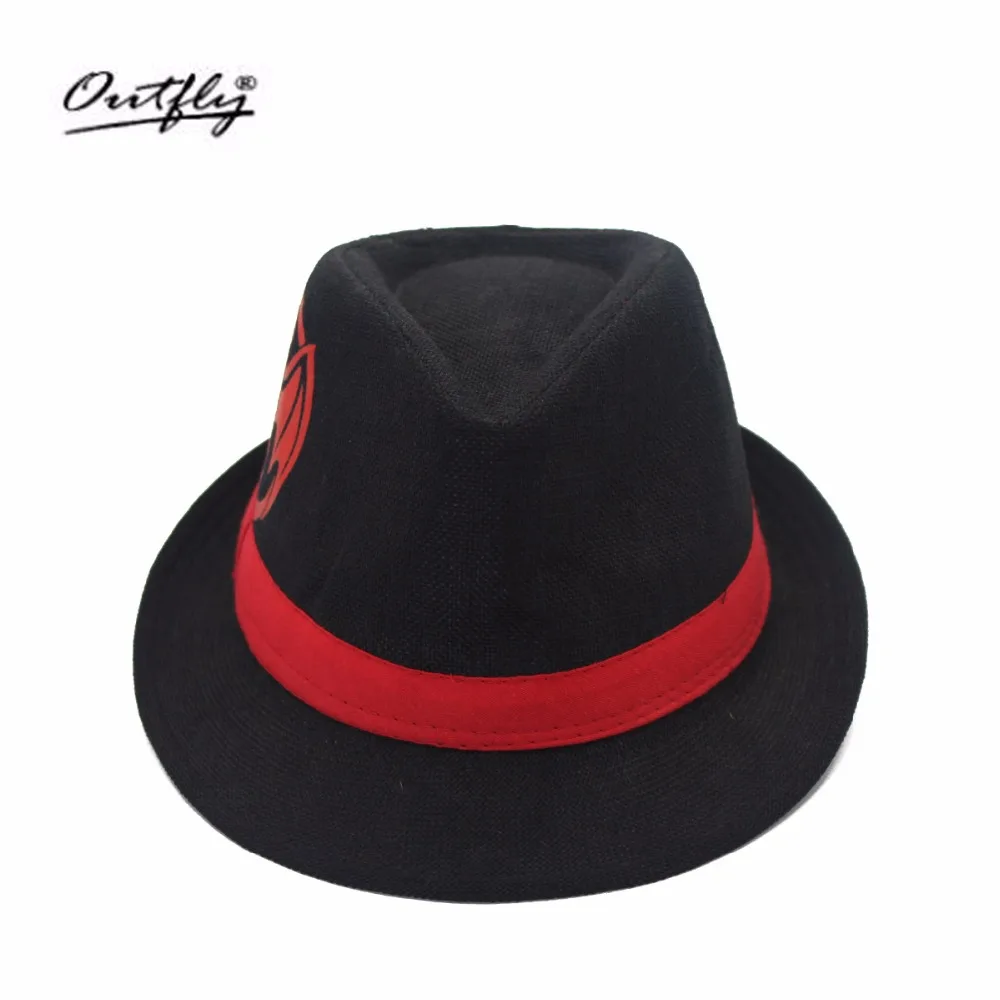 Британский стиль джаз шляпа Вечеринка Октоберфест мужская черный топ летучая