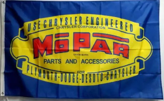 

NEW Blue Racing Banner Car Flag For Mopar 3x5 FT 90cmx150cm Flag free shipping