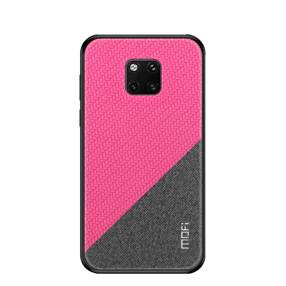 MOFI чехол из искусственной кожи для huawei mate 20 Pro/Lite/X чехол роскошный классический защитный щит mate 20X задняя крышка противоударный - Цвет: Rose
