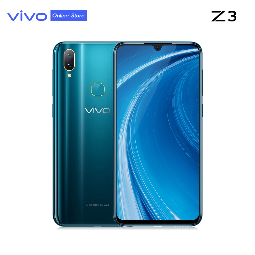 Vivo Z3 celular капли воды Экран 6 ГБ и 64 Гб SDM710AIE двойная камера LTE Android 8 1 3 &quotFHD