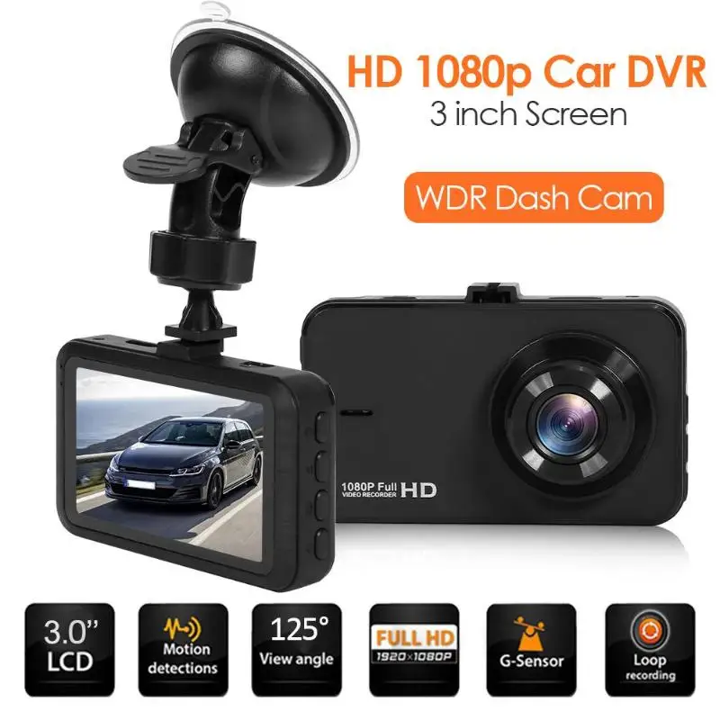 SD019 Автомобильный видеорегистратор Камера G30 Full HD 1080P 140 градусов для автомобилей