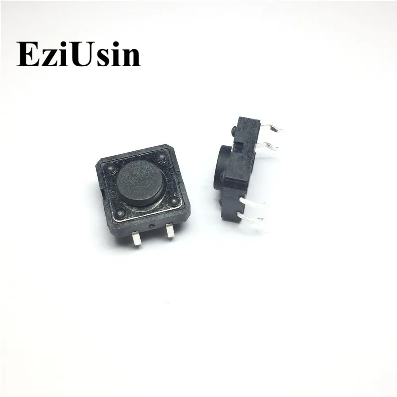 EziUsin 12*12*5 печатная плата клавиатуры Touch микро переключатель мини черные кнопки DIY