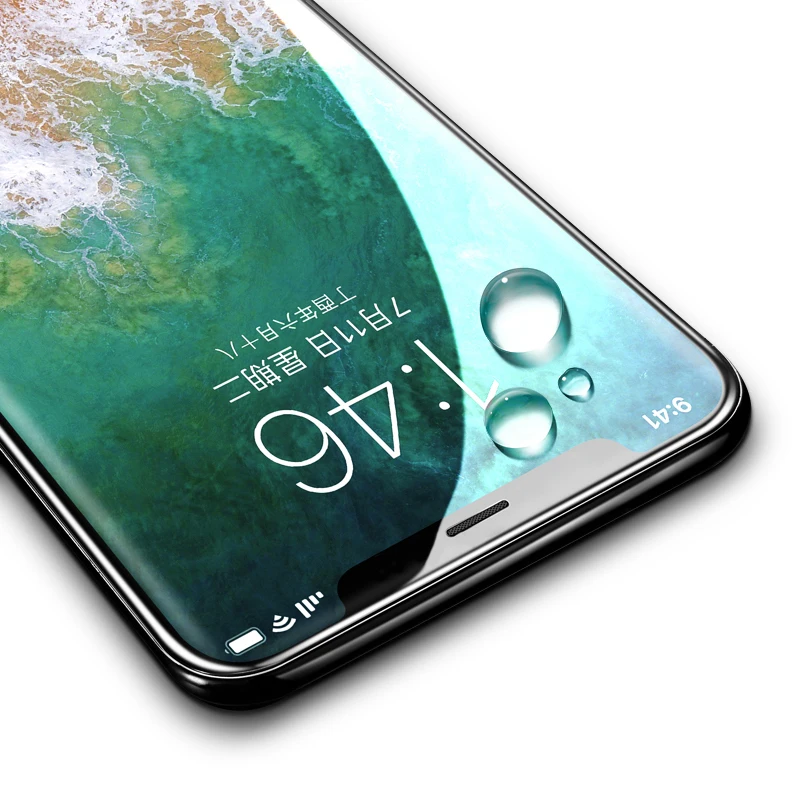 3D полноэкранная защита для iPhone X, ультратонкое закаленное стекло с полным покрытием, Защитное стекло для iPhone X, стеклянная пленка