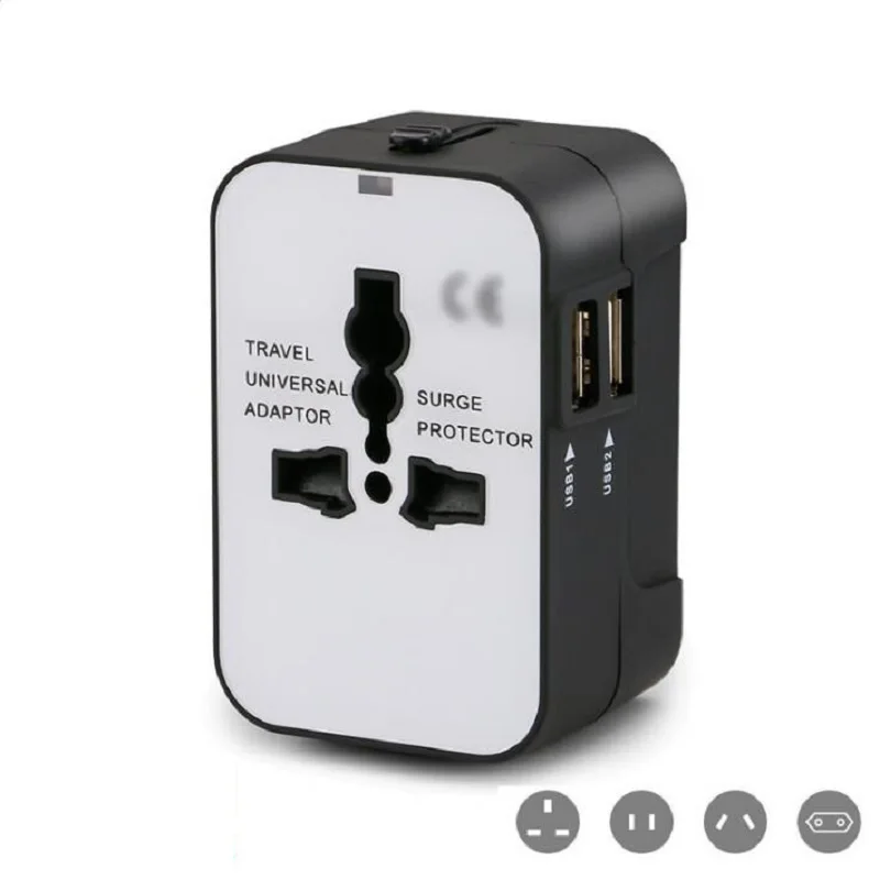 QC 3,0 Быстрый Смарт USB Changer Защита от перенапряжения мощность разъем 5USB порты зарядное устройство светодиодный цифровой дисплей Великобритания США ЕС AU Plug