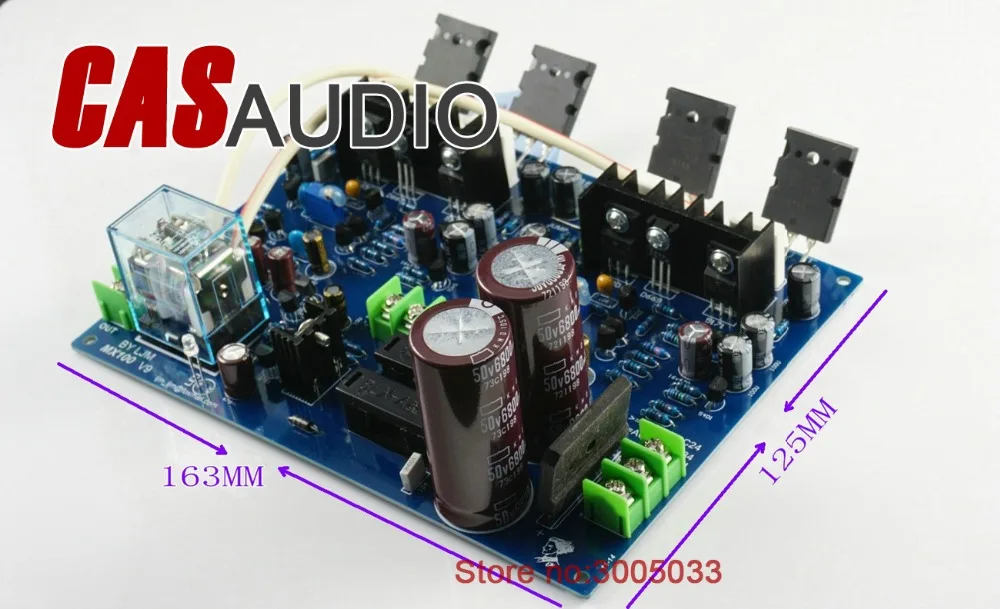 

MX100 Dual channel TTA1943 TTC5200 Power amplifier board With spk protection