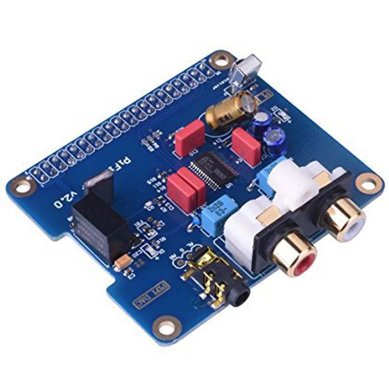 Raspberry Pi 3 Audio Звуковая карта модуль I2S Интерфейс Hi-Fi ЦАП Плата расширения+ черный акриловый чехол для Raspberry pi 2/3 Модель B