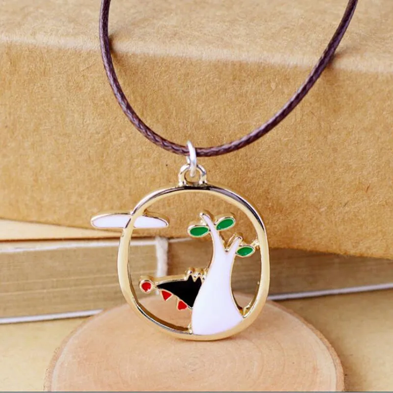 Ожерелья подвески Timlee N042 из сплава с милым мультяшным изображением кота волка