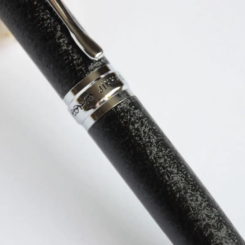 Перьевая ручка JINHAO X750 шероховатая поверхность черный 18KGP 0,7 мм перо с широким основанием офисный бизнес Золотой синий розовый 15 видов цветов выбор JINHAO 750