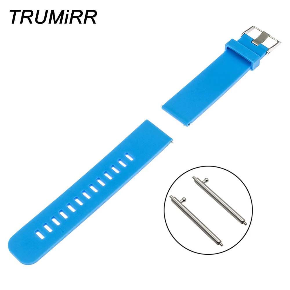 Силиконовый резиновый ремешок 18 мм для часов Huawei/Fit Honor S1 Asus ZenWatch 2 WI502Q 45 Женский