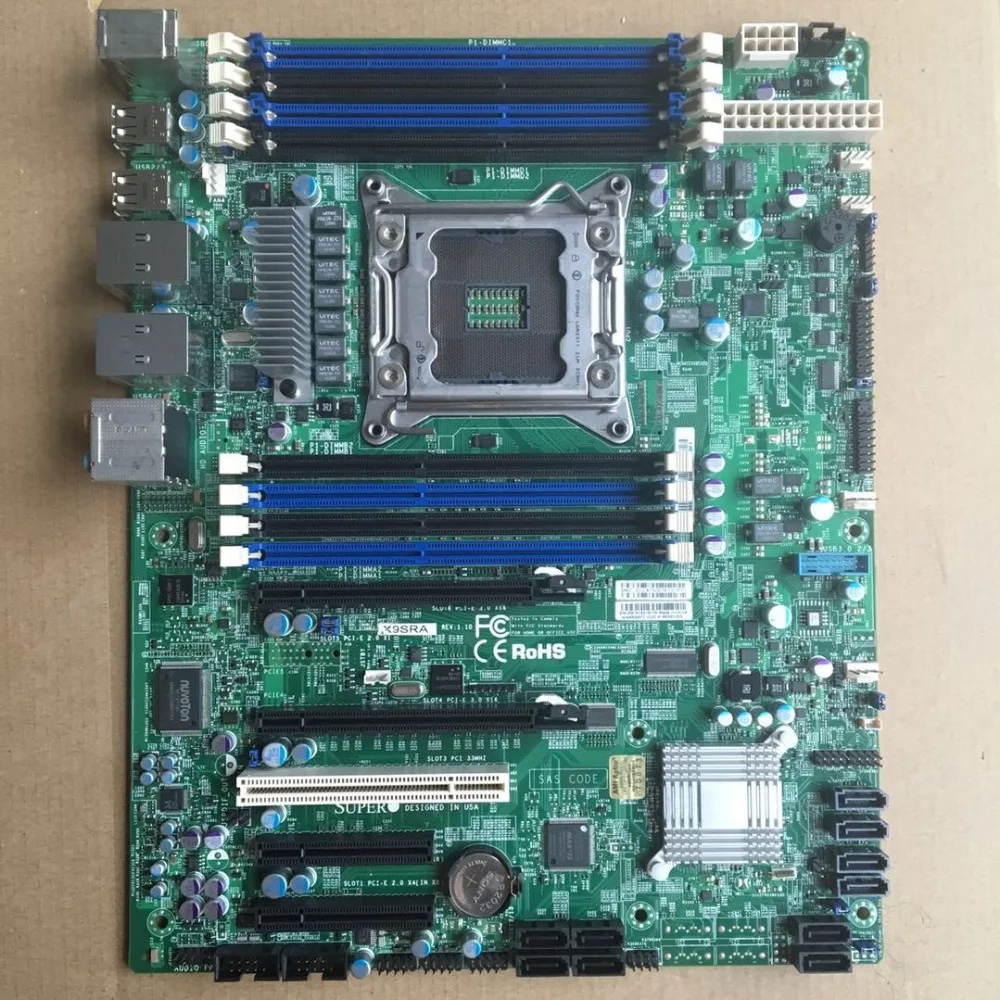 Используется для материнской платы Super micro X9SRA 2011 pin C602 рабочая станция 8 поддержка
