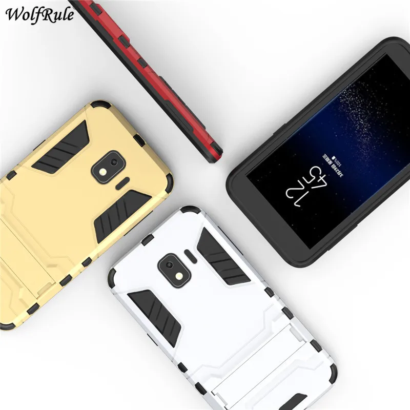 Чехол для Samsung Galaxy J2 Core TPU и PC Holder Bumper чехол телефона 5''|Бамперы| |
