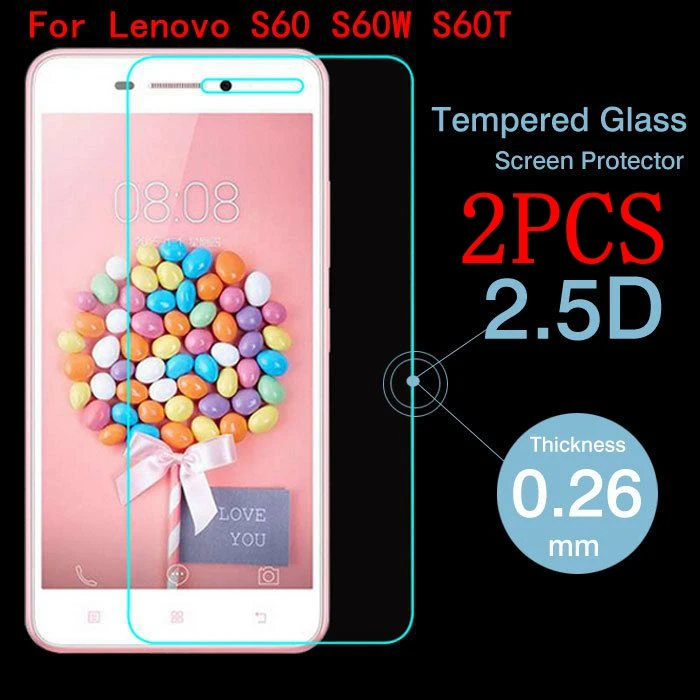 Оригинальное закаленное стекло для Lenovo S60 2 шт. защитная пленка экрана S60W S60T S60A