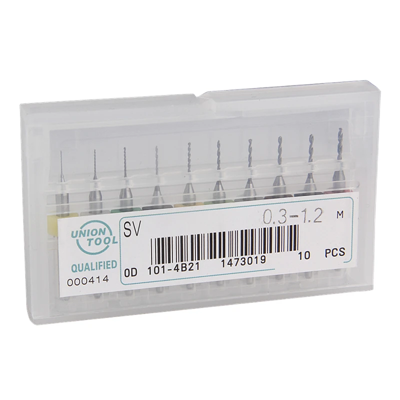 10 шт./партия Мини сверло печатная плата Карбид Микро сверла 0 3 1 2 мм гравировка