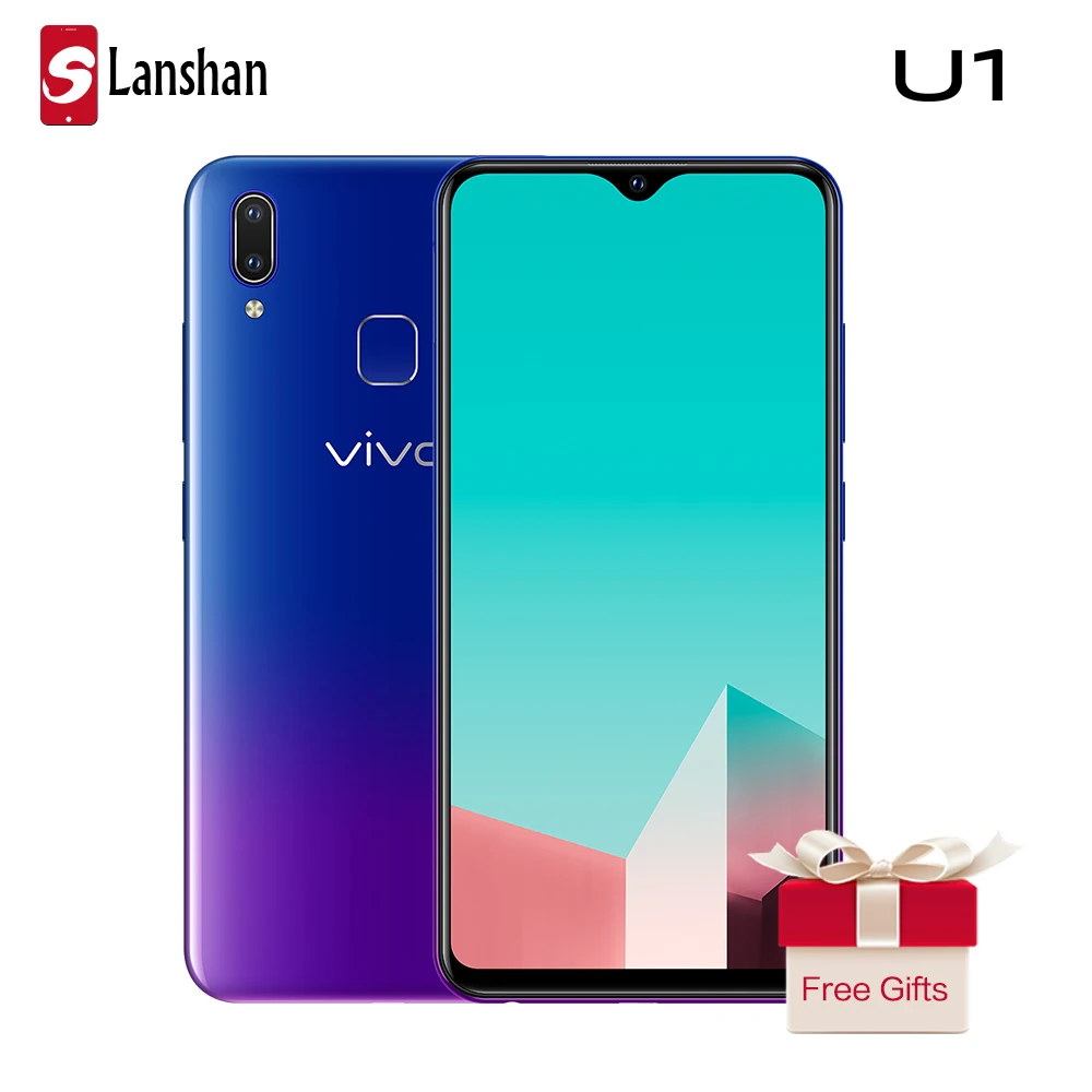 Vivo U1 экран 6 2 дюйма 4 Гб ОЗУ 64 ПЗУ мобильный телефон четыре ядра распознавание лица