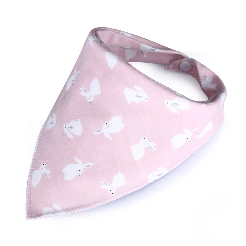 10 1pc Triangle Reusable Baby Bibs Double Layer Burp Cloth Scarf Boy Girl Stuff Baberos Babador Bandana Bibs Baby Accessories - Цвет: 10