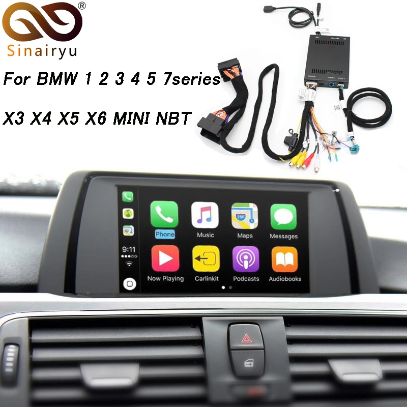 2018 Новый IOS автомобилей Mirrorlink Apple Airplay Android Auto CarPlay коробка для BMW 1/2/3/4 /5/7 серии X3 X4 X5