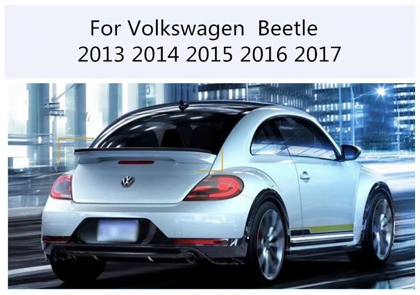 Высокое качество углеродного волокна заднего крыла багажника спойлер подходит