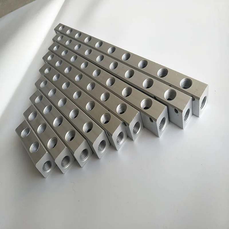 Пневматический соединитель коллектор воздушного шланга из алюминиевого сплава |