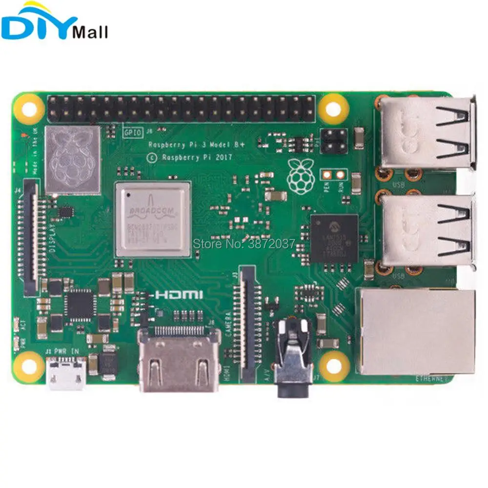 Оригинальный Raspberry Pi 3 Model B + RPi 3B плюс материнская плата 1 4 ГГц 64 битный Процессор