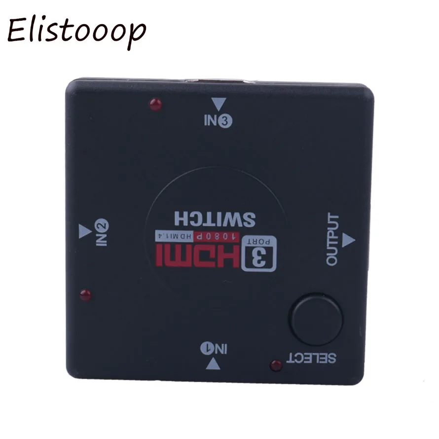 Elistooop 3 порта HDMI переключатель HD 1080P разделитель Vedio усилитель для Xbox 360 DVD PS3|Кабели