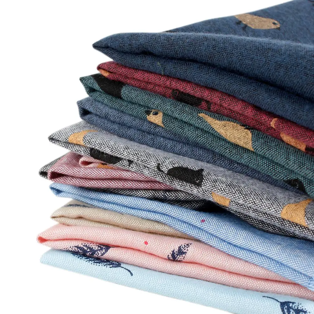 Мужской Повседневный хлопковый платок с карманом и принтом героями мультфильмов