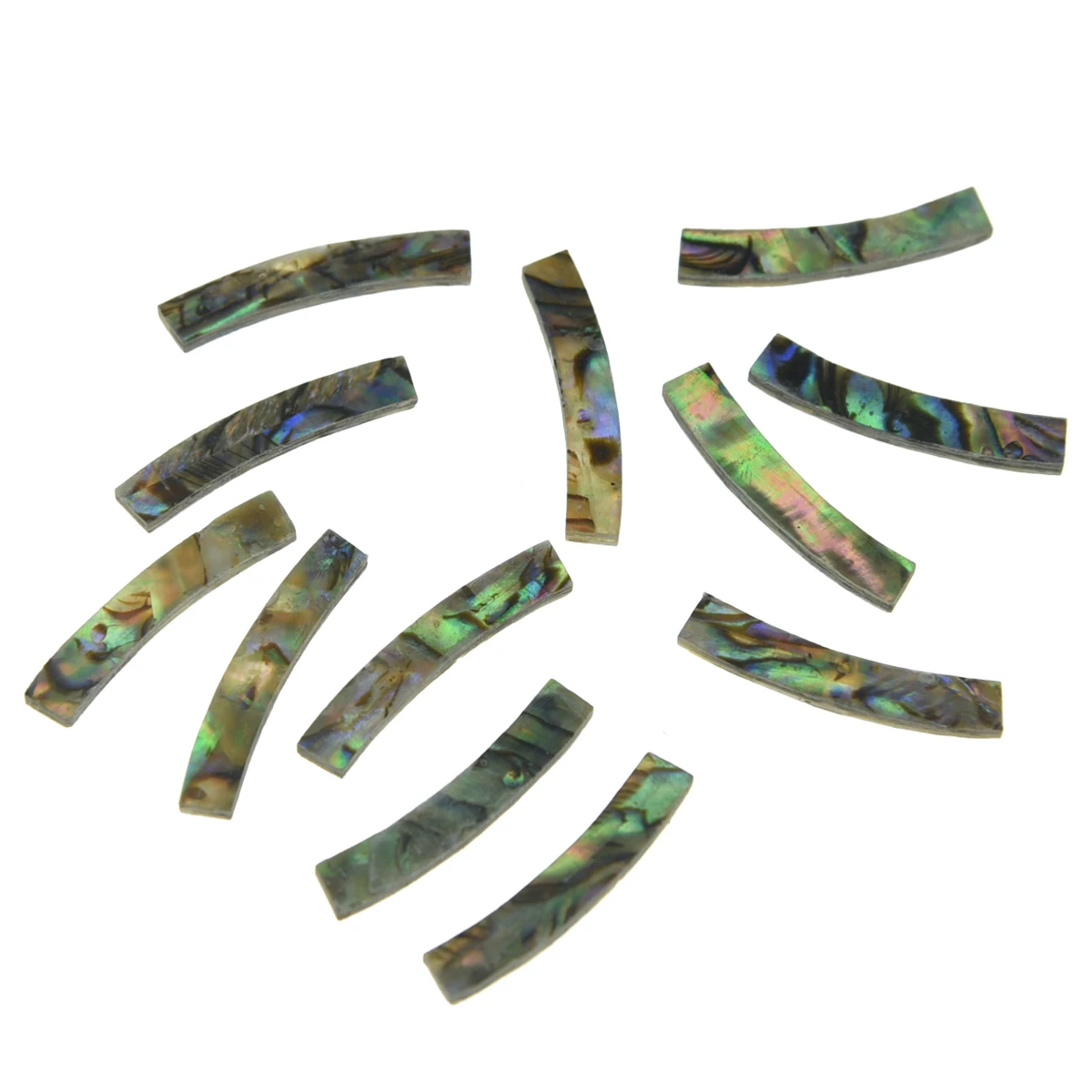 Фото KAISH розетка для укулеле Paua Abalone изогнутые полосы укулеле звук отверстие инкрустация ширина 2 мм 3 мм №2