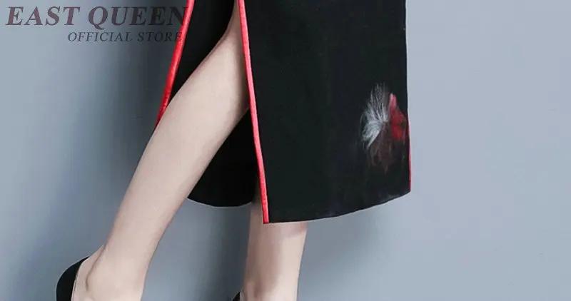 Cheongsam qipao китайское оригинальное платье китайская женская традиционная китайская одежда qi pao Женское зимнее платье AA3325