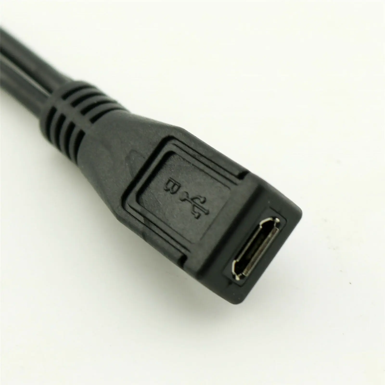 1 шт. Micro USB 2 0 Мама на два телефона ° угол 90 кабель для зарядки и передачи данных
