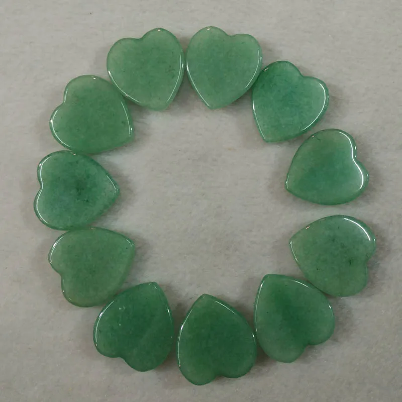 2016 Новый Хорошее качество натуральный зеленый авантюрин в форме сердца с кабиной