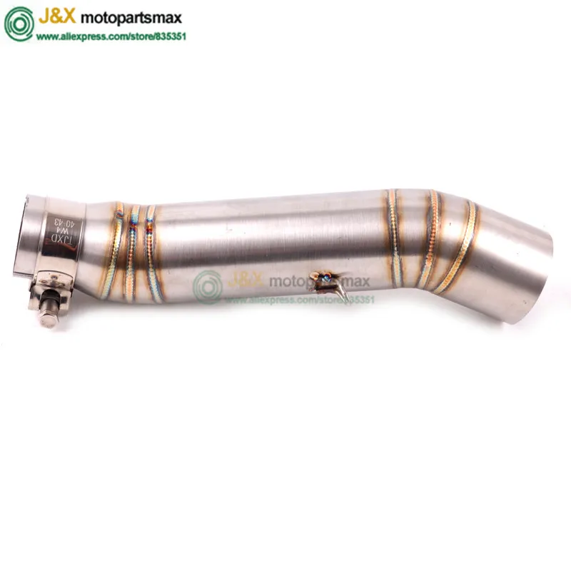 

CBR300R Motorcycle Exhaust CONTACT middle link pipe + muffler slip on for HONDA CBR300 CBR300RR