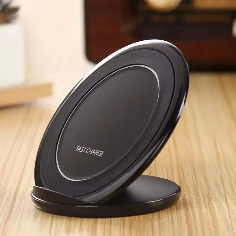 EAmpang Qi складное/Вертикальное Быстрое беспроводное зарядное устройство для Samsung