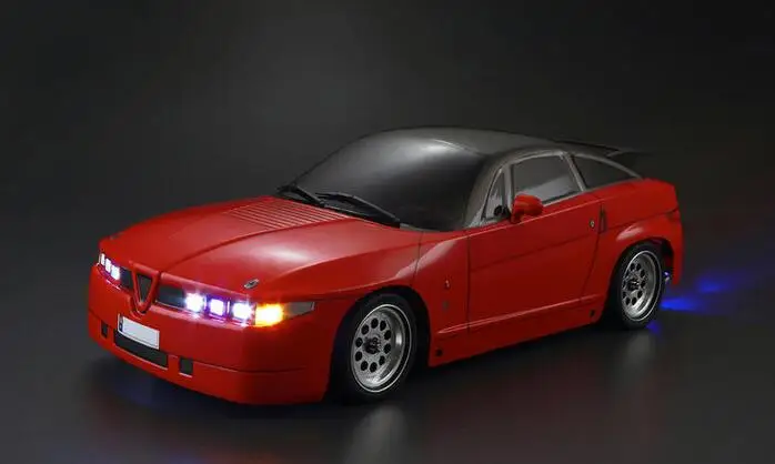 body 48556 Alfa Romeo Tipo33 RTR красный корпус для 1/10 rc весы Onroad Racing Drift Электрический Плоский автомобиль YOKOMO Kyosho HPI Tamiya HSP REDCAT - Цвет: body 48556