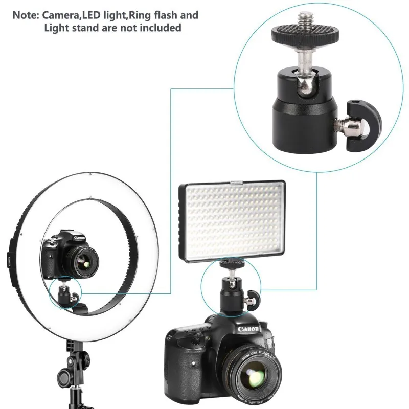 Профессиональный башмак адаптер Колыбель шаровая Головка с замком для камеры