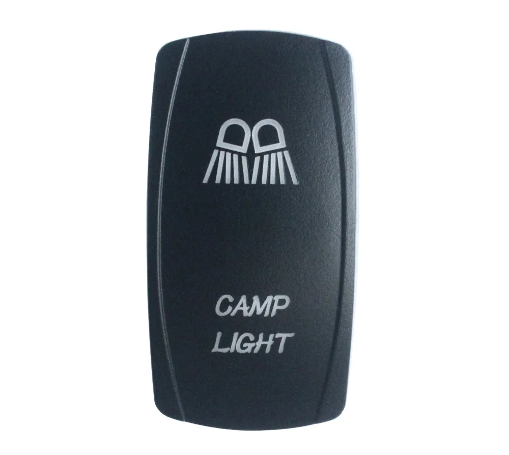 12 В постоянного тока 24 клавишный переключатель освесветильник для лагеря желтая