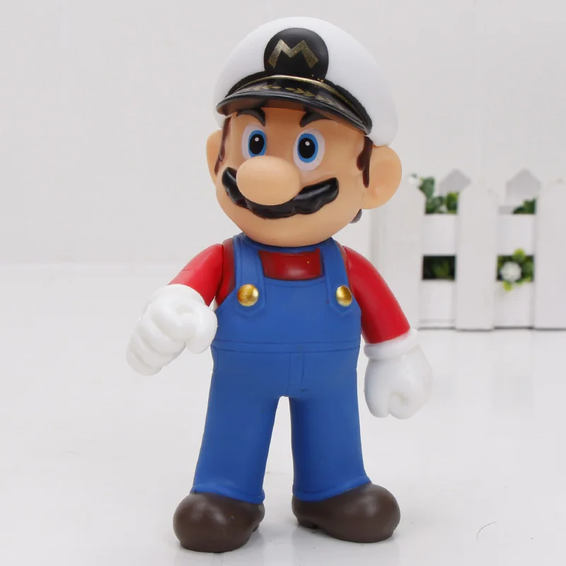 8~ 15 см Super Mario Bros odyssey Bowser Koopa Troopa Yoshi Mario Luigi Wario Donkey Kong персиковый гриб фигурки игрушки модельные куклы - Цвет: Captain