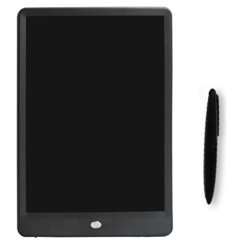Черный 10 ''lcd красочная ультратонкая доска для записей, доска для записей, портативная электронная доска для рисования, планшет, цифровая графическая доска для рисования - Цвет: Черный