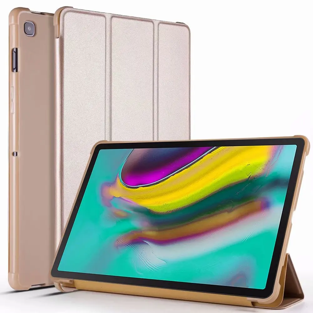 Чехол для Samsung Galaxy Tab S5e 10,5 SM-T720 SM-T725 T720 T725 Смарт Мягкий противоударный чехол для Tab S5E 10,5 T720 T725+ Защитная пленка на экран+ подставка для ручек