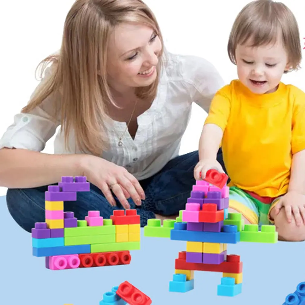 Baby Teethers Soft Silicone Chewable Pencil Toppers Chewy Tubes Fidgets BPA Free Building Blocks Teething Toys | Игрушки и хобби