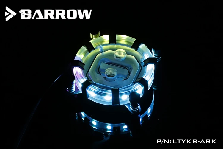 Barrow LTYKB ARK для Intel socket LGA115x LRC RGB v2 Aurora Limited Edition CPU cooler 0 4 мм microcutting micro waterway|Кулеры и