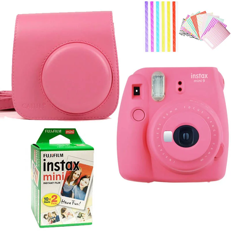 Fujifilm Instax Mini 9 мгновенная печать цифровая камера с двойной упаковкой пленка фото