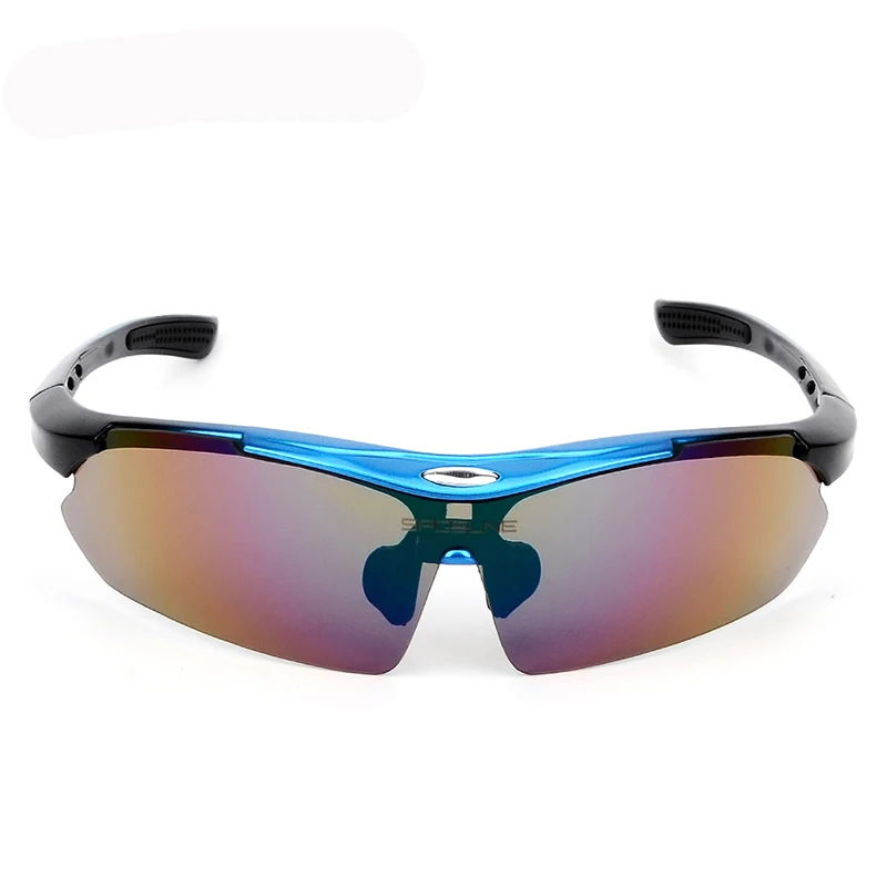 Синий GLEEGLING Fishing Glasses Polarized Men 1 Set 5 Lens Clip Gafas Sol Polarizadas Fishing Eyewear Fit Over Glasses Sunglasses - Цвет: Синий