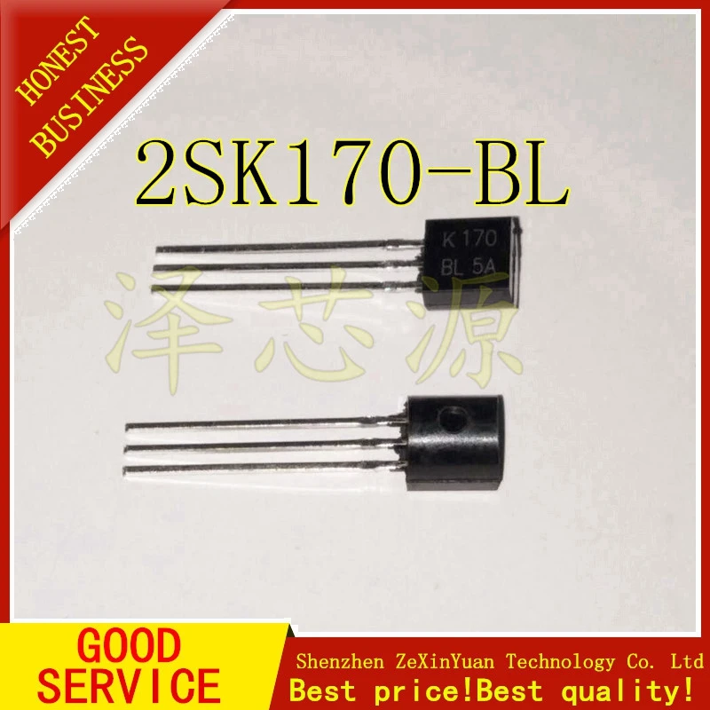 50 шт. новый оригинальный 2SK170 BL 2SK170BL K170 транзистор TO 92 триодный низкой мощности