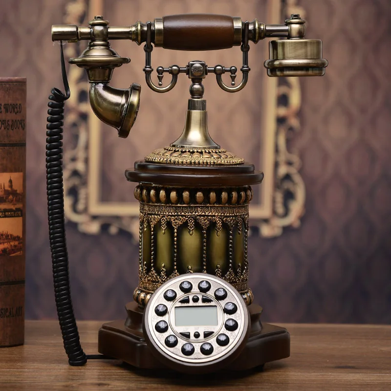 Античный Большой britan стационарный телефон telefono винтажный fijo Каса из woold rilievo ev telefonu antiguedades